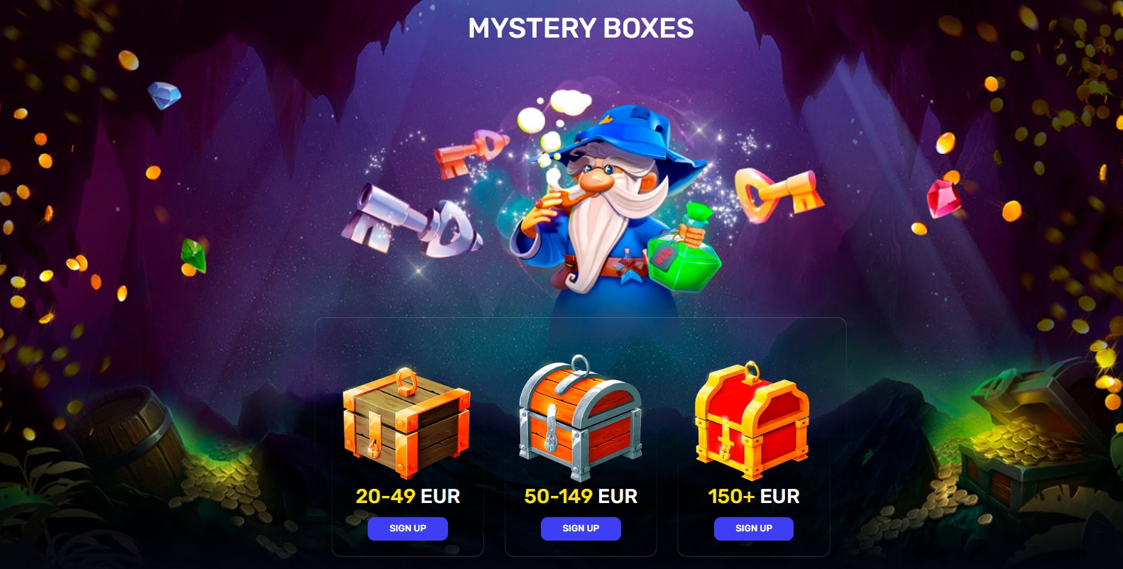 Woo Casino Bonus Boxes