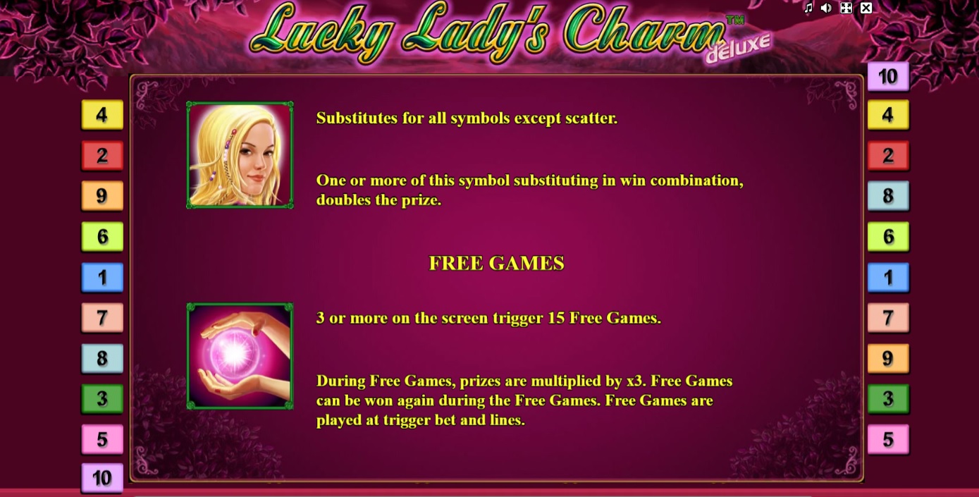 Lucky Lady's Charm Flexibilitatea